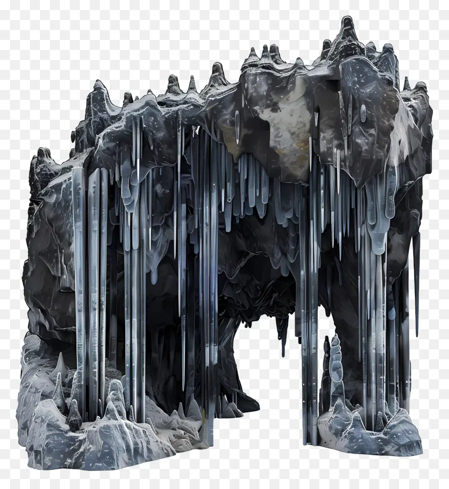 Estalactite Da Caverna，Caverna De Gelo PNG