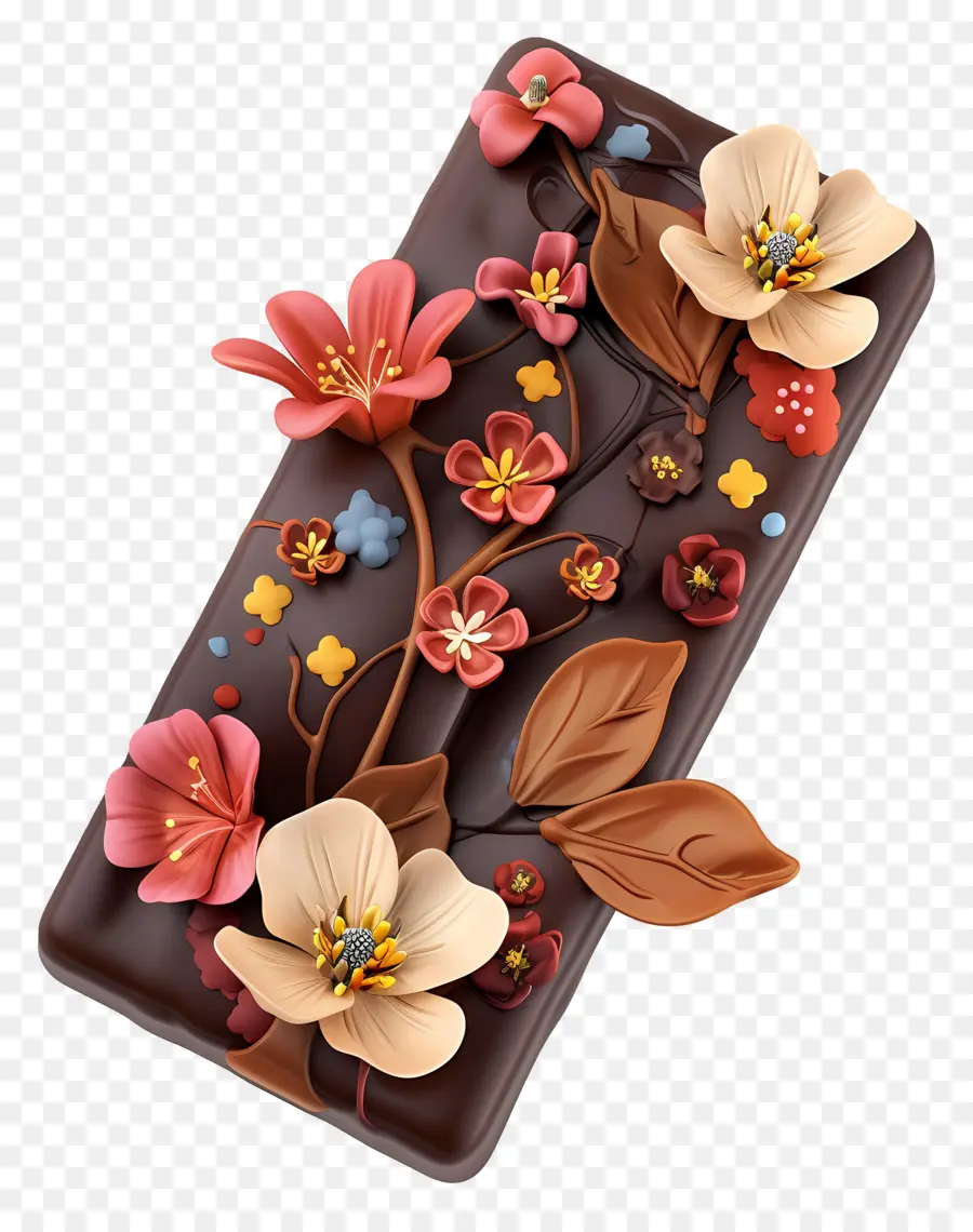 Chocolate Escuro，Chocolate Decorativo PNG