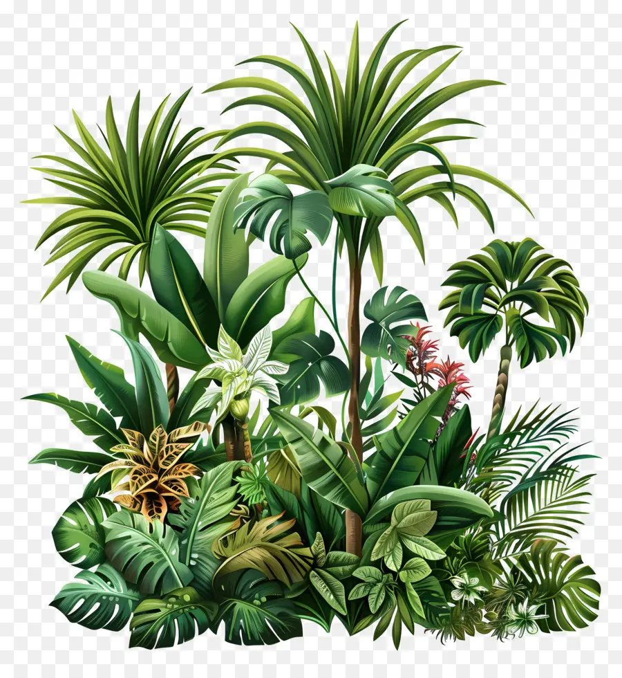 Plantas Da Selva，Plantas Verdes PNG