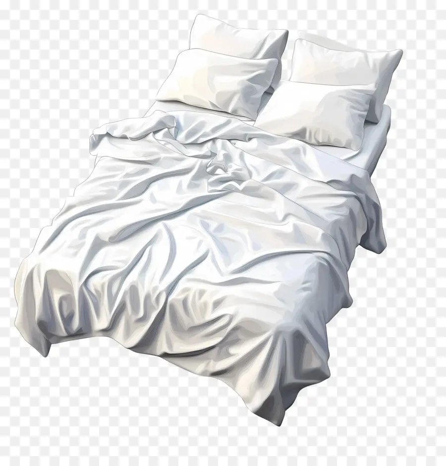 Dia De Arrumar Sua Cama，Cama Branca PNG