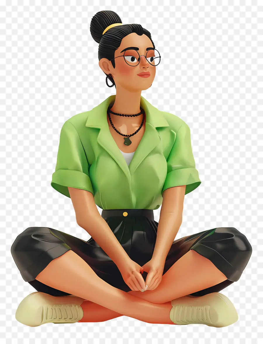 Mulher De Camisa，Mulher De Camisa Verde PNG