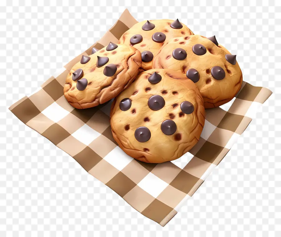 Biscoitos，Lascas De Chocolate PNG