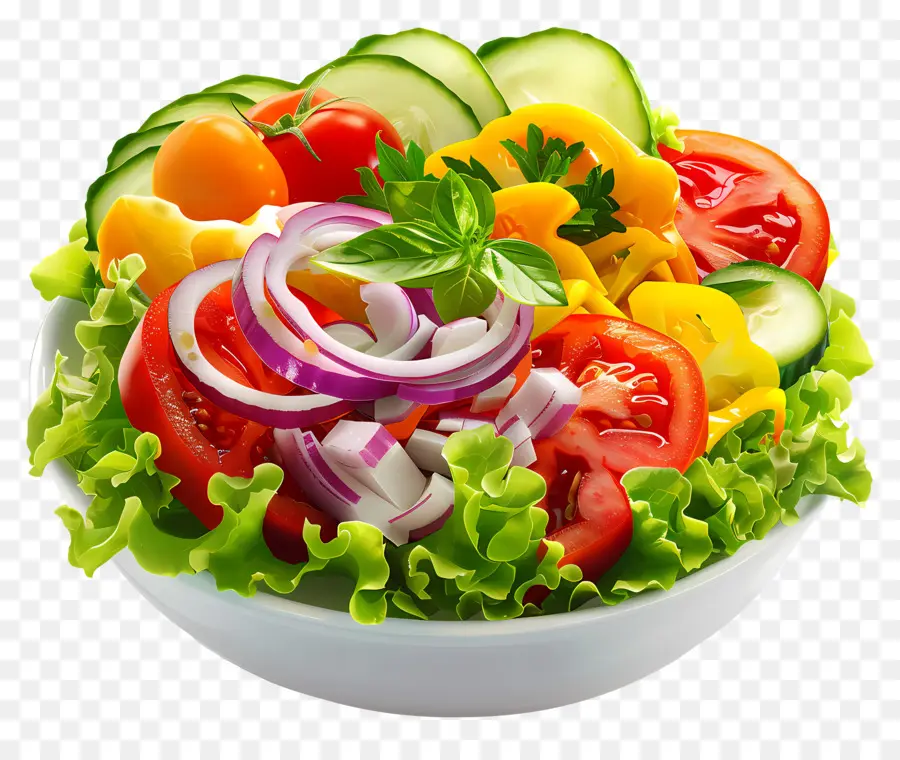 Salada De Legumes，Tigela De Salada PNG