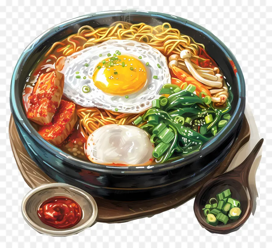 Refeição Coreana，Ramen PNG