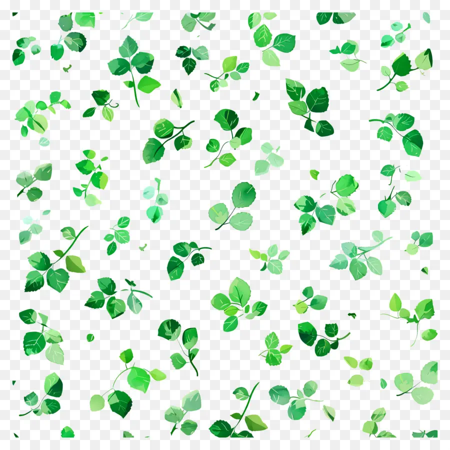 Fundo Verde，Folhas Verdes PNG