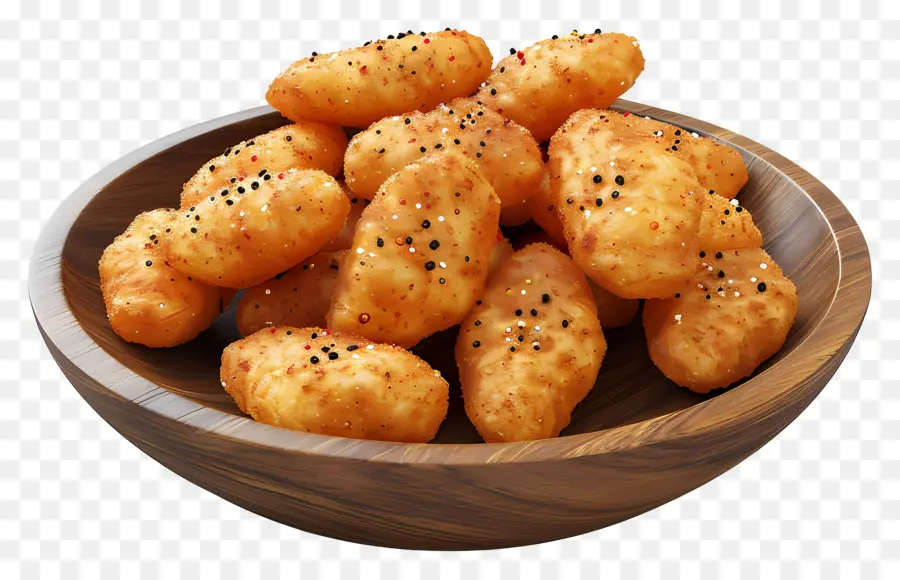 Nuggets De Frango Picante，Pepitas Fritas PNG