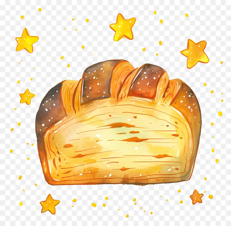 Pão，Pão Dourado PNG