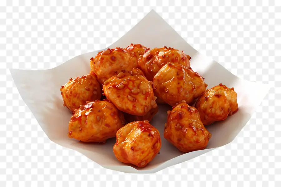 Picadas De Frango Picantes，Nuggets De Frango Picantes PNG