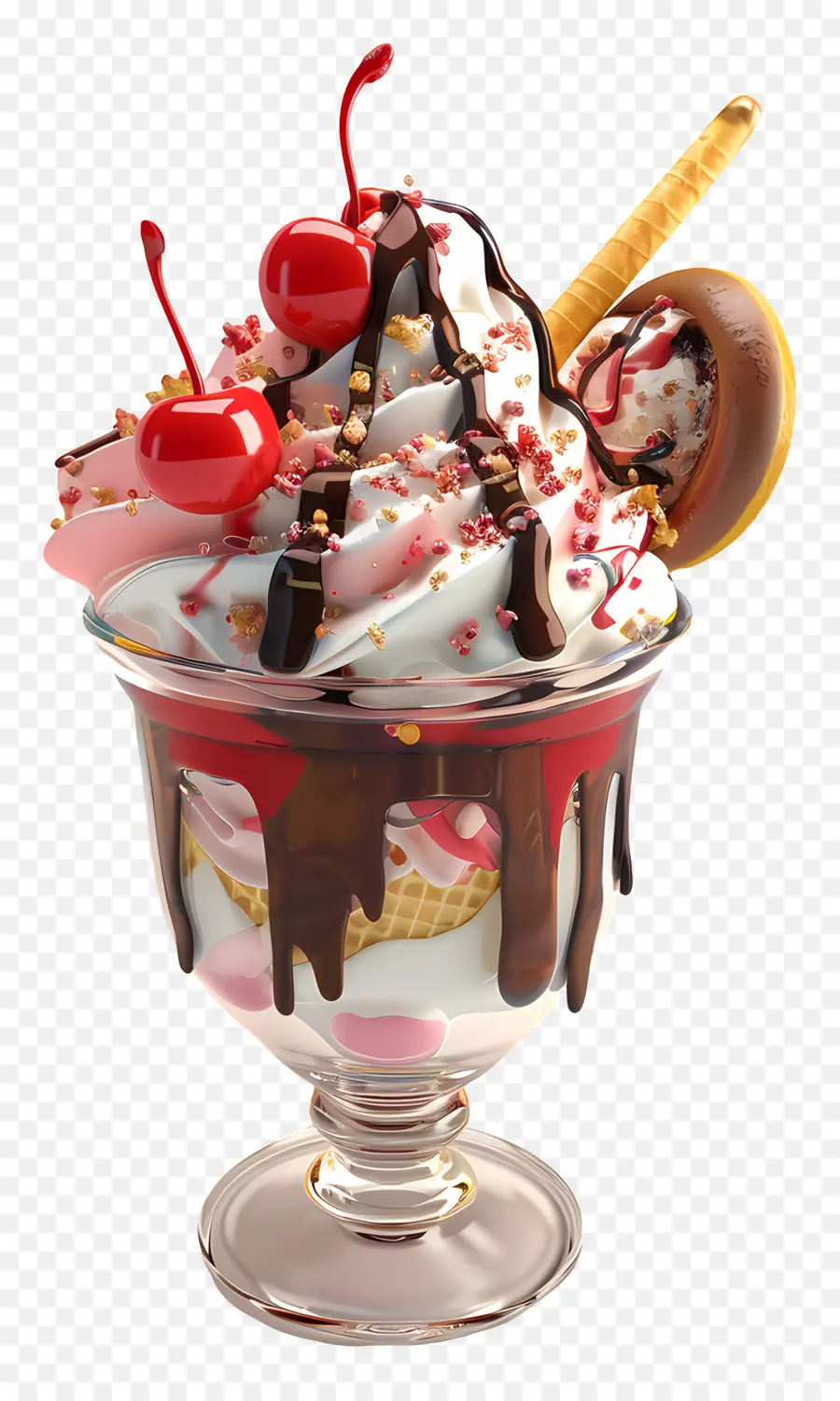 Sundae De Sorvete，Sorvete PNG