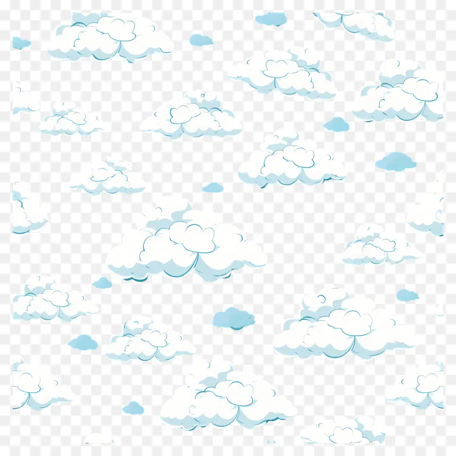 Padrão De Nuvens，Nuvens PNG