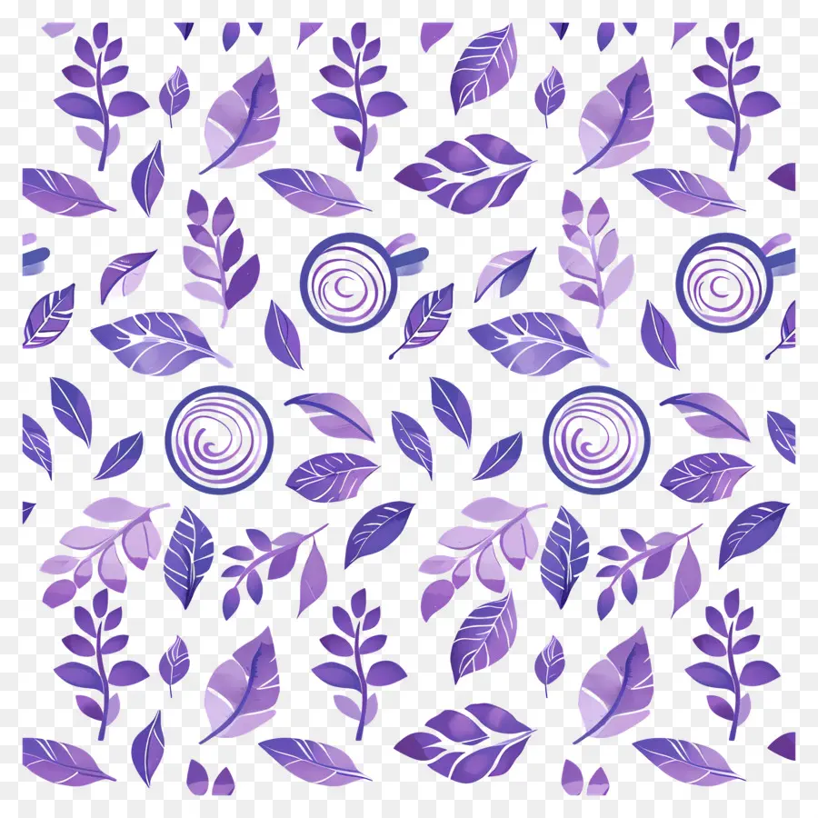 Fundo Roxo，Folhas PNG