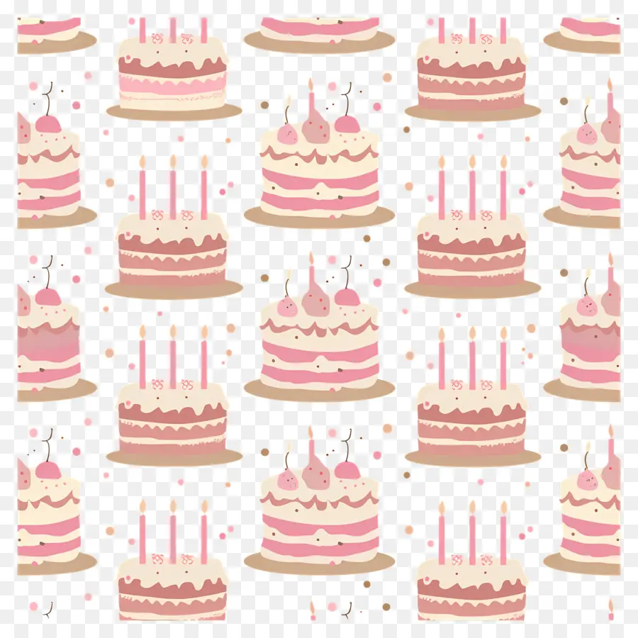 Fundo De Aniversário，Bolos PNG