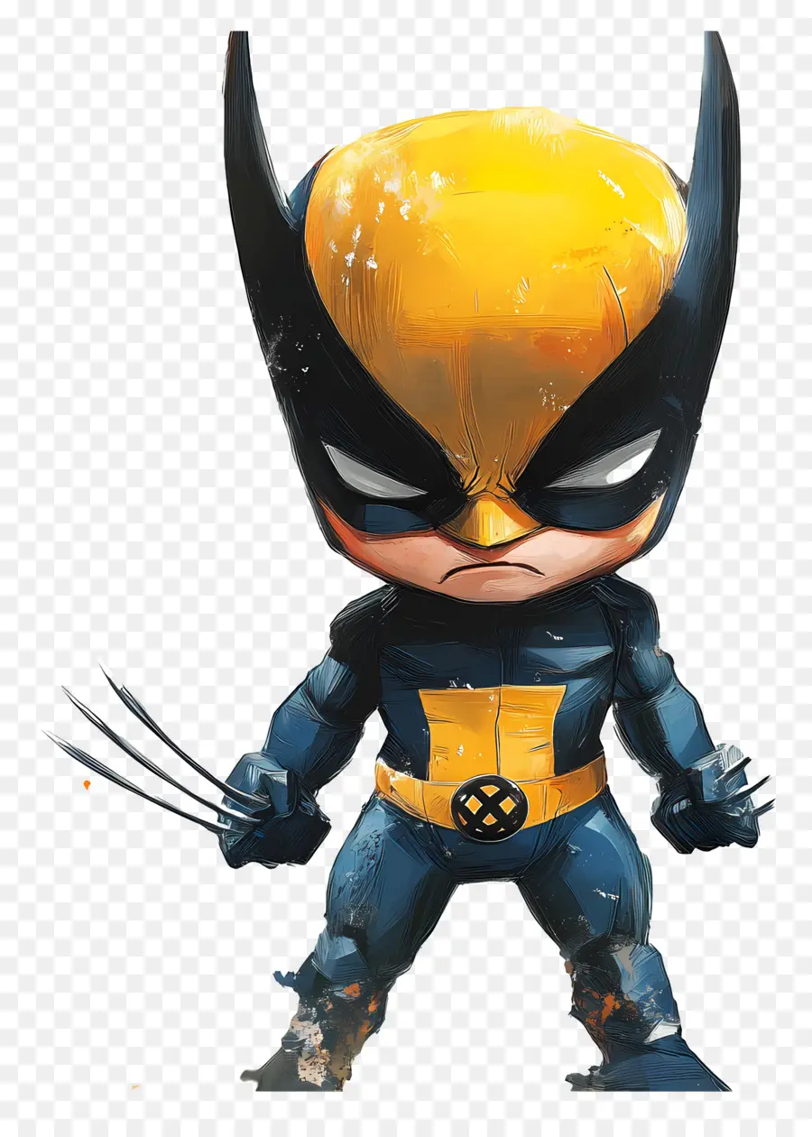 Carcaju，Chibi Wolverine PNG