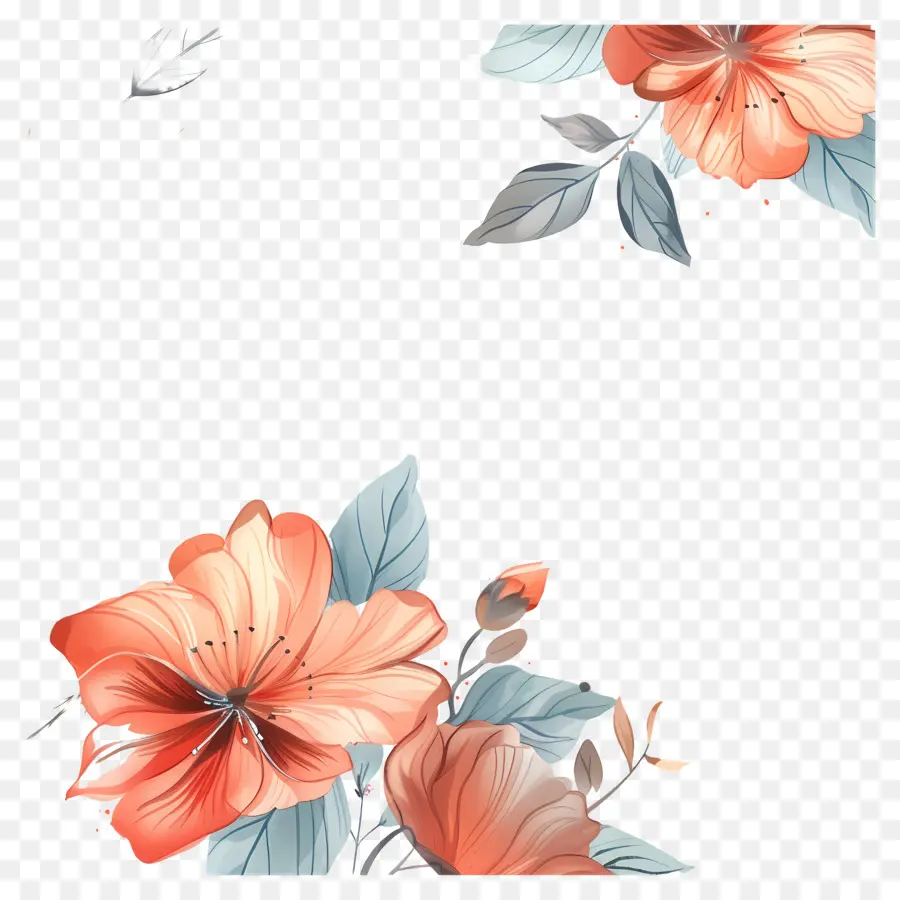 Fundo De Flor，Flores PNG