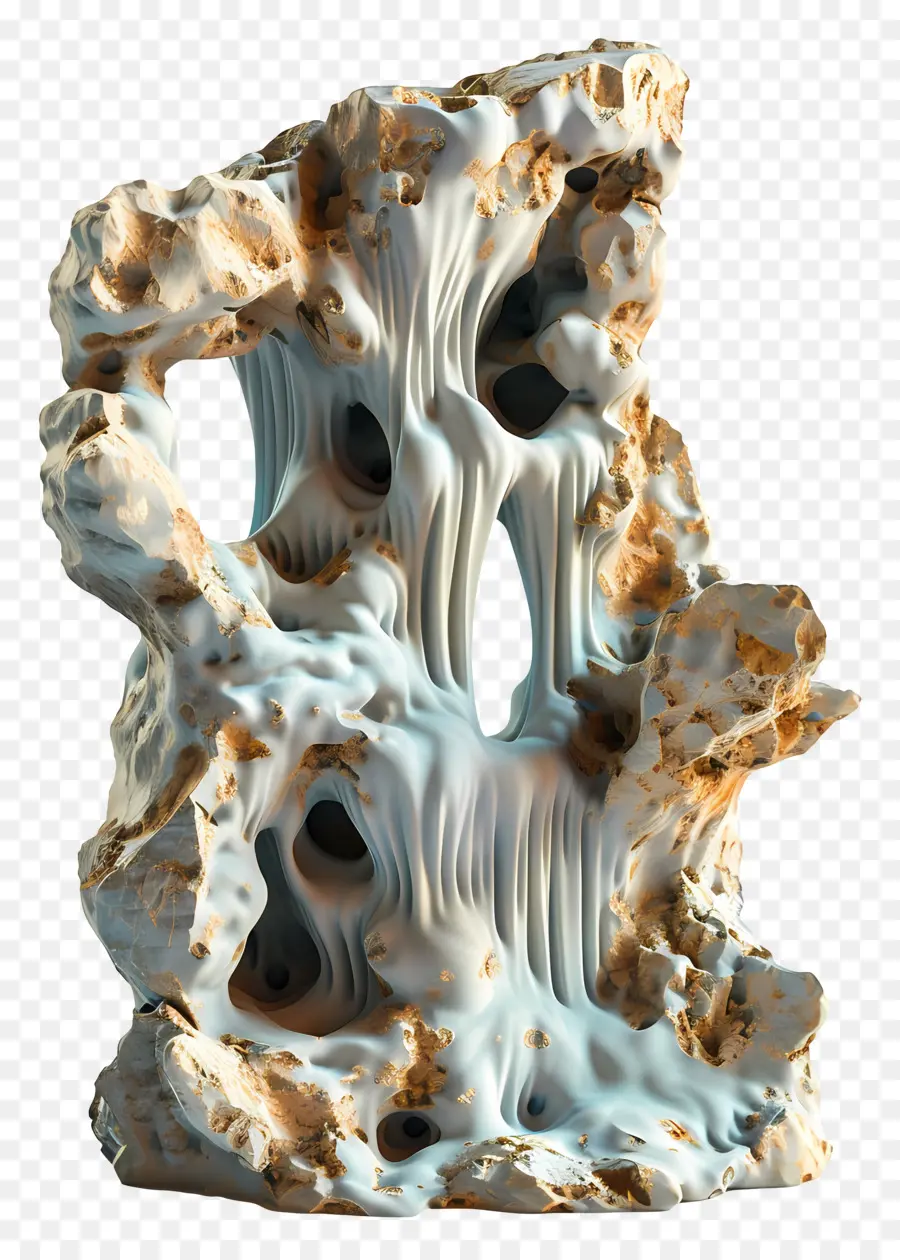 Estalactite Da Caverna，Formação Rochosa Abstrata PNG