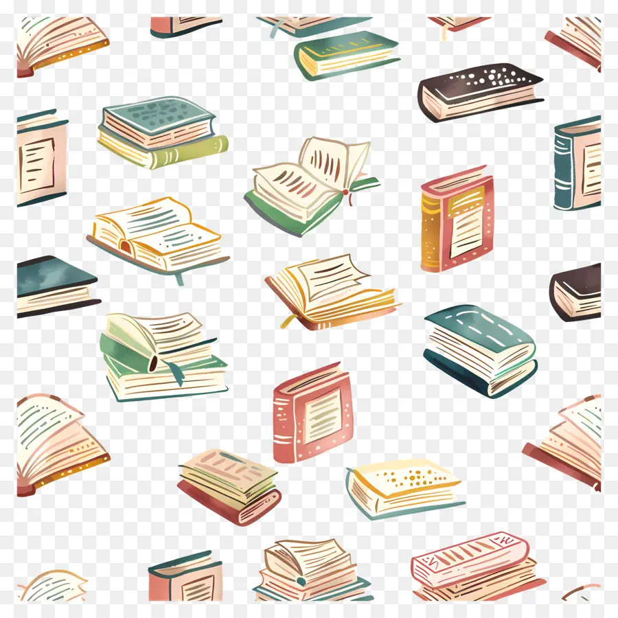 Padrão De Livros，Livros PNG