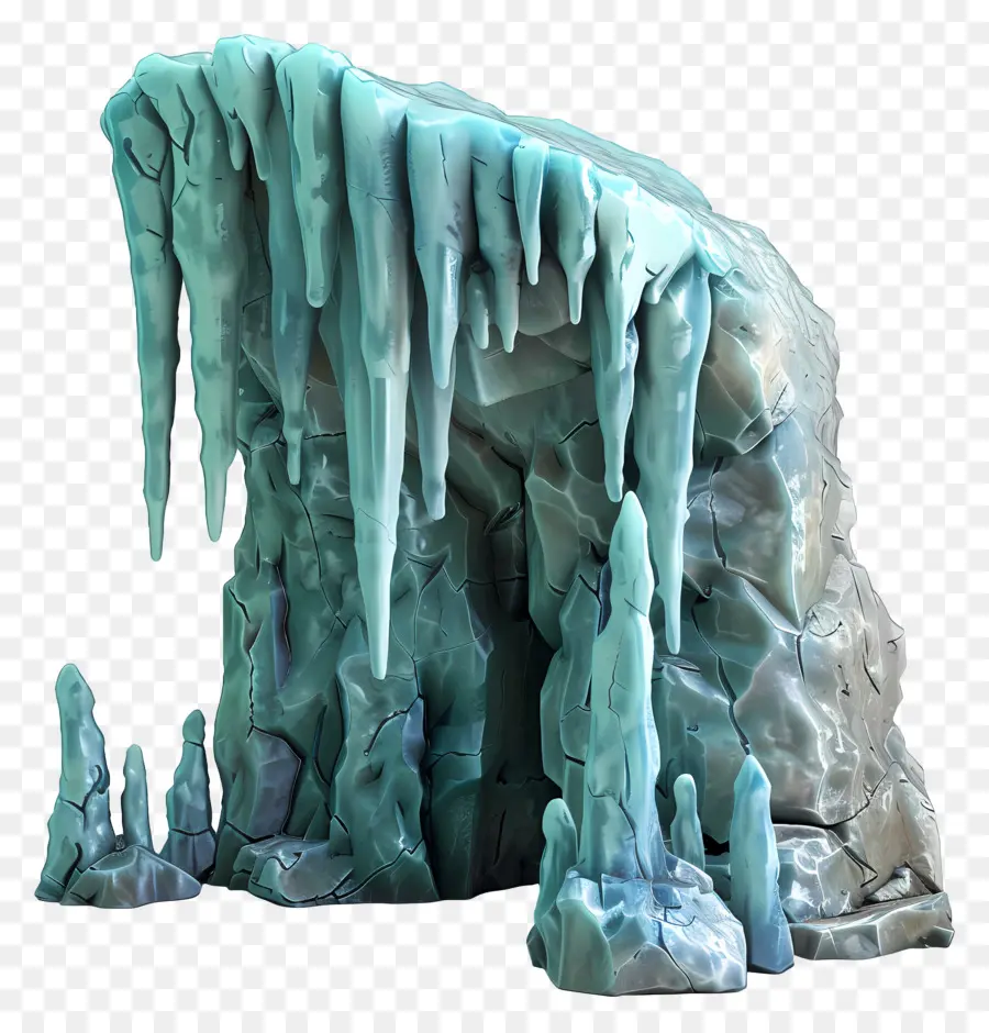 Estalactite Da Caverna，Caverna De Gelo PNG