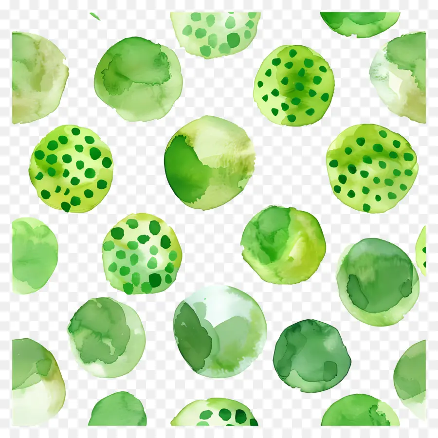 Fundo Verde，Círculos Verdes PNG