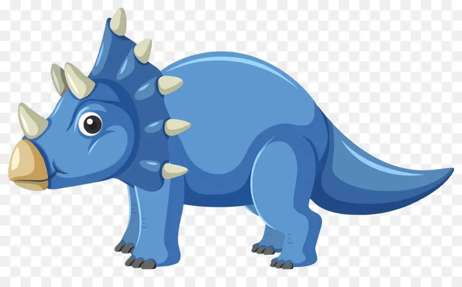 Dinossauro Dos Desenhos Animados，Dinossauro Azul PNG