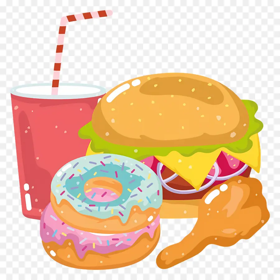 Junk Food，Comida Rápida PNG