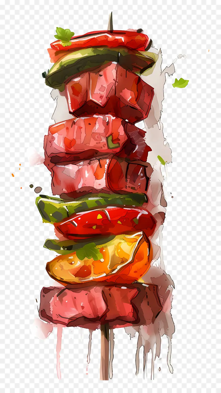 Espetos De Carne，Espeto De Kebab PNG