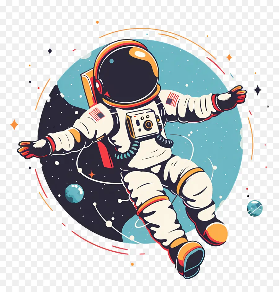 Astronauta Dos Desenhos Animados，Astronauta PNG