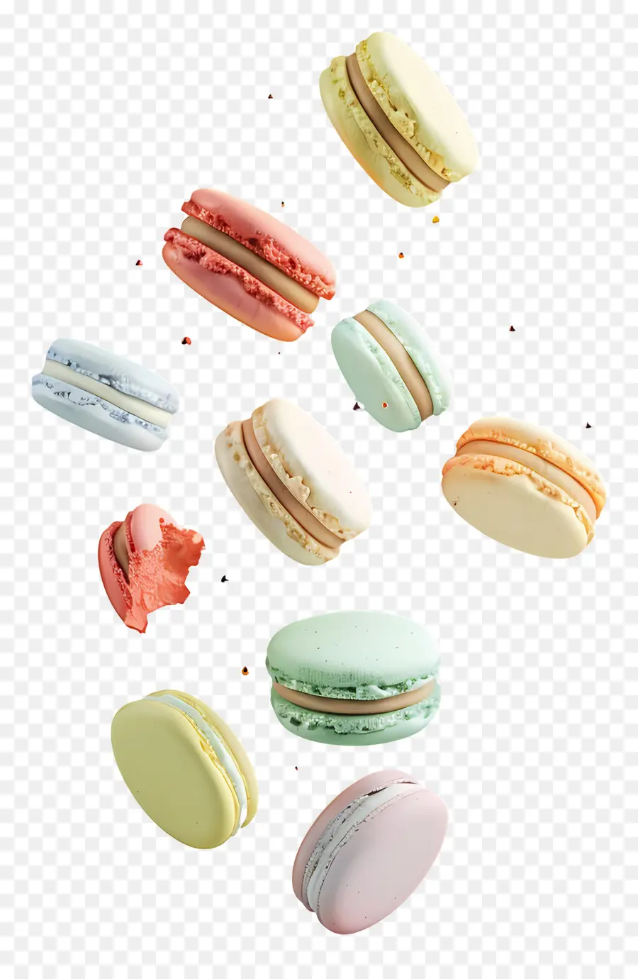 Macarrão，Macarons PNG