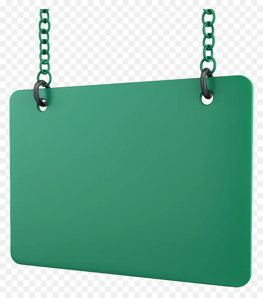 Quadro Verde，Sinal Em Branco PNG