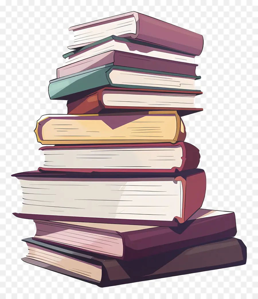 Pilhas De Livros，Pilha De Livros PNG