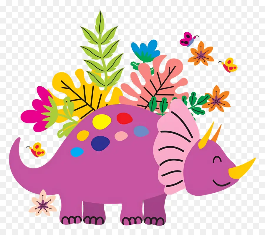 Dinossauro Dos Desenhos Animados，Dinossauro Roxo PNG