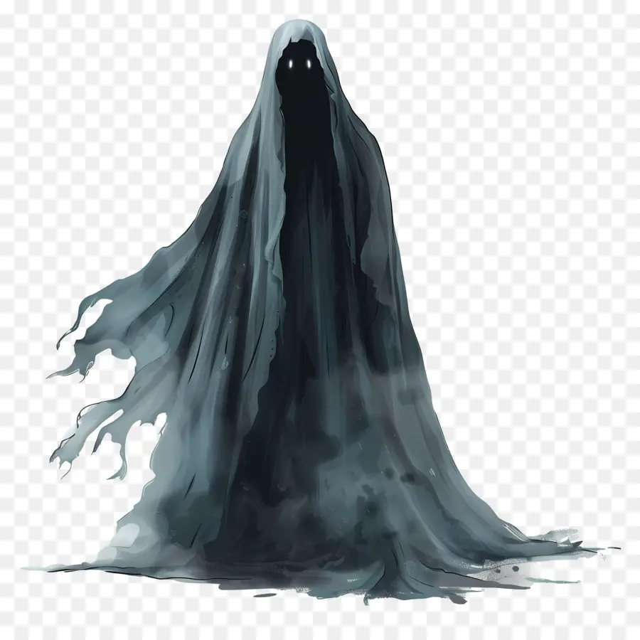 Fantasma Animado，Fantasma Negro PNG