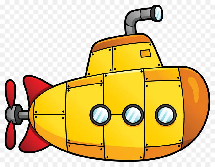 Submarino，Submarino Amarelo PNG