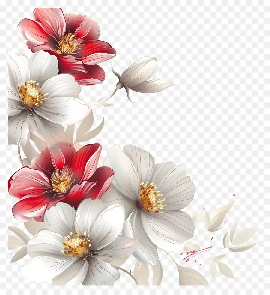 Fundo De Flor，Flores PNG