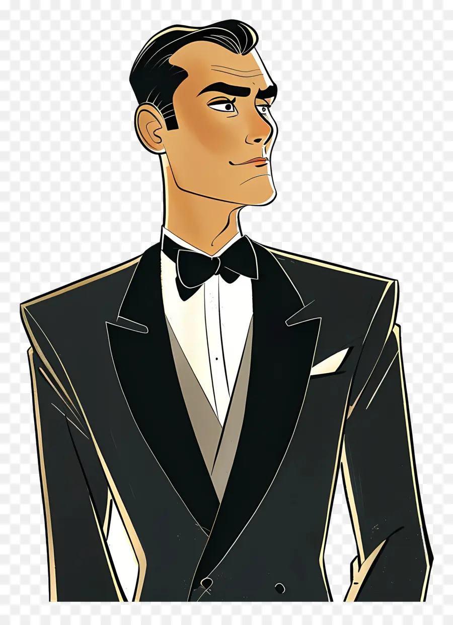 Homem De Smoking，Formal PNG