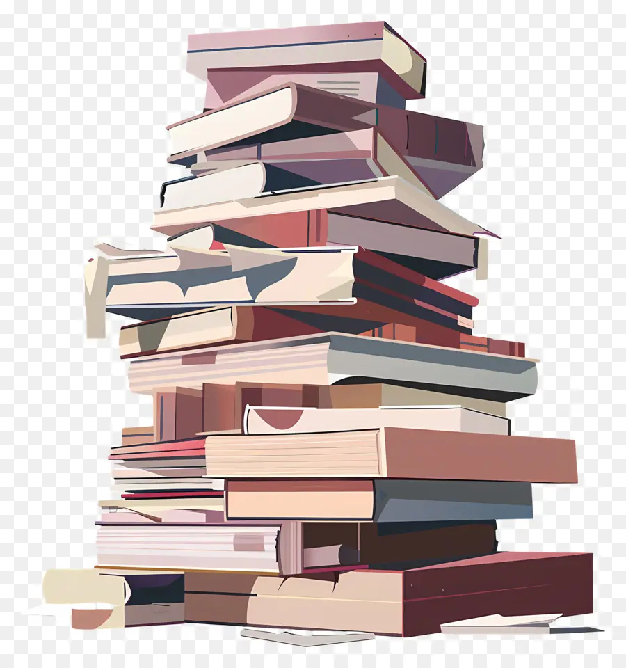 Pilhas De Livros，Pilha De Livros PNG