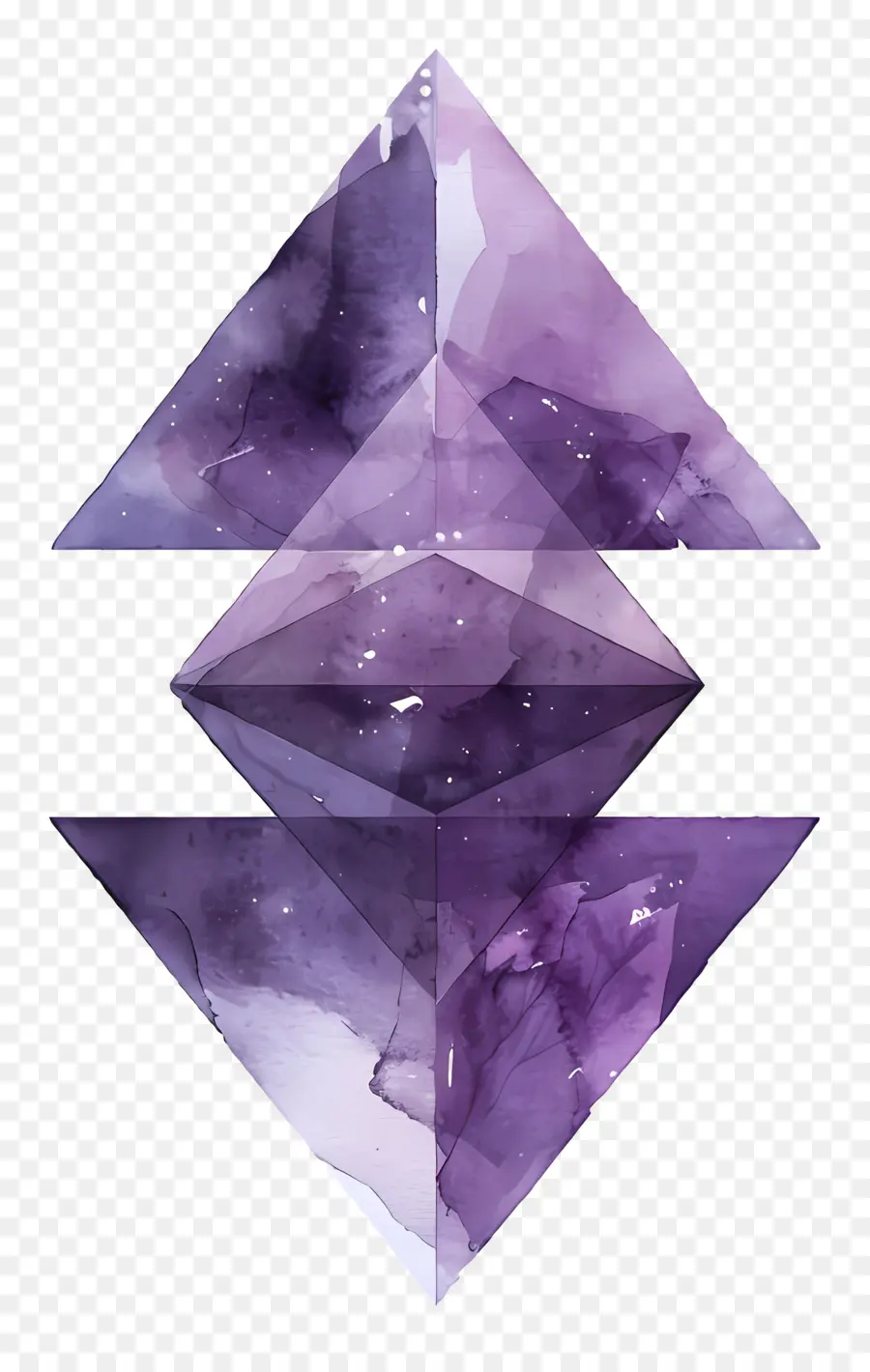 Fundo Roxo，Cristais Roxos PNG