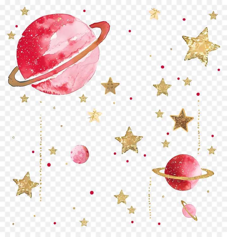 Planeta，Planetas Rosa PNG