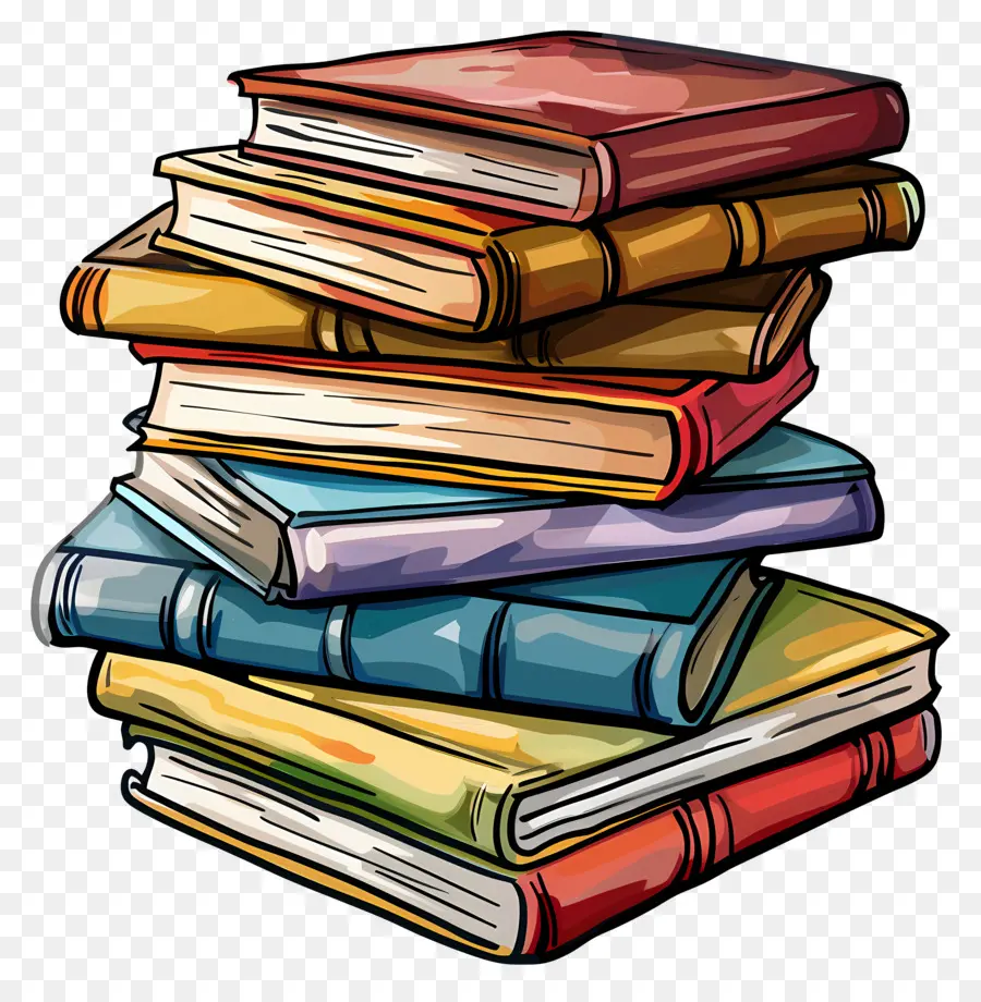 Pilhas De Livros，Pilha De Livros PNG