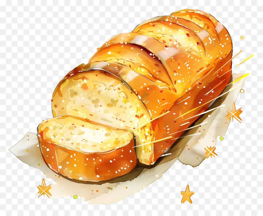 Pão，Pão Fatiado PNG