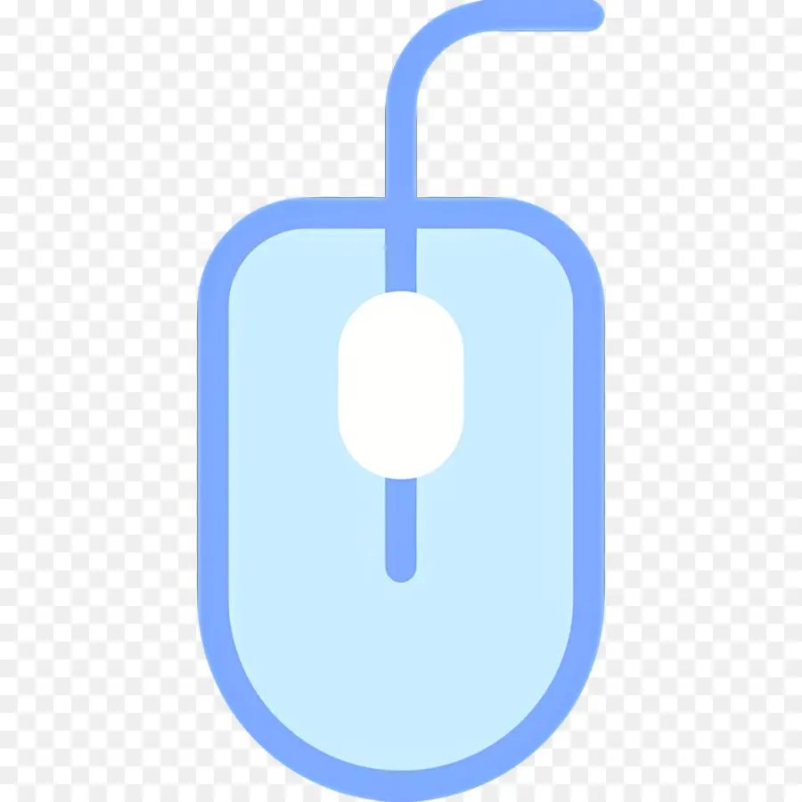 Mouse De Computador，Rato Azul PNG