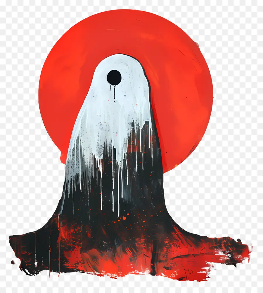 Fantasma Assustador，Arte Abstrata PNG