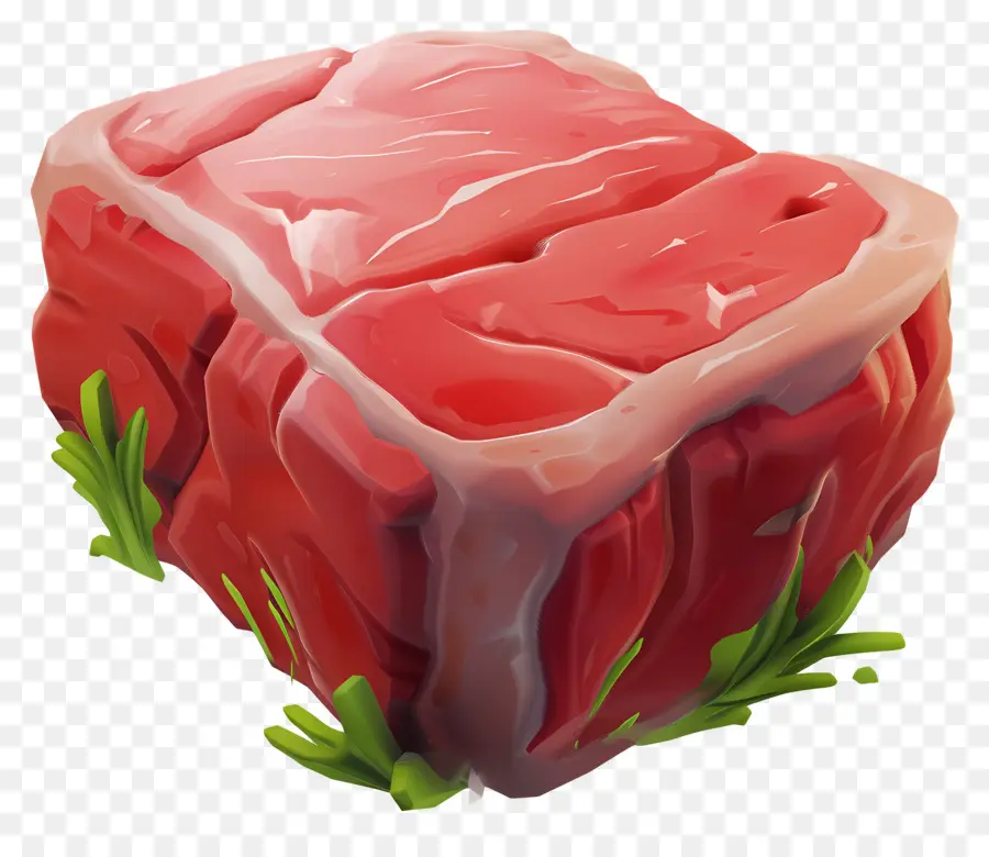 Carne De Desenho Animado，Carne Crua PNG