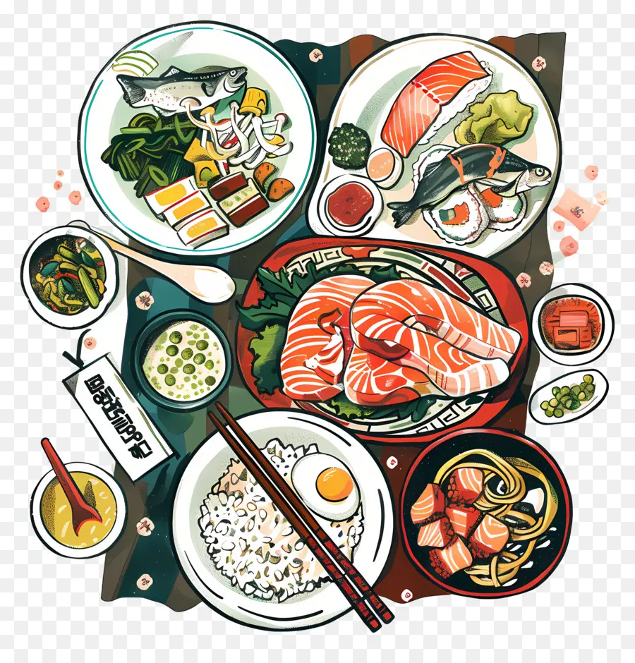 Refeição Coreana，Comida Japonesa PNG