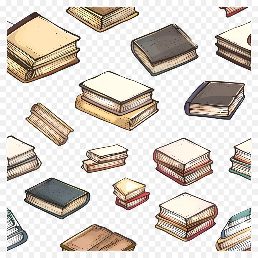 Padrão De Livros，Livros PNG