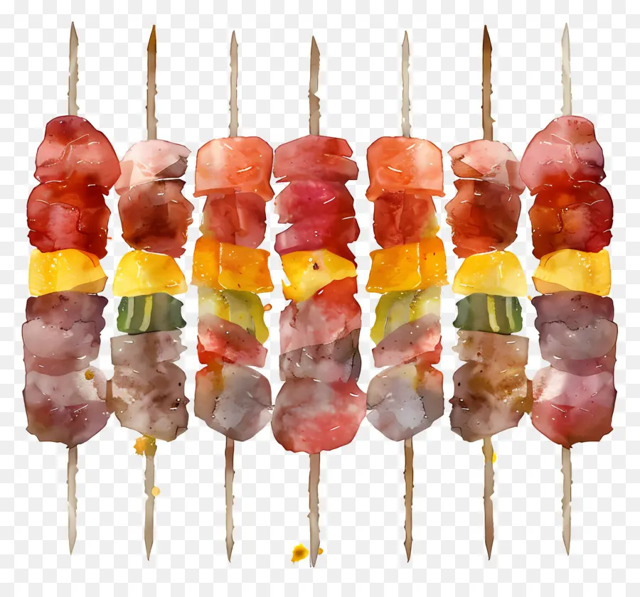 Espetos De Carne，Espetos PNG