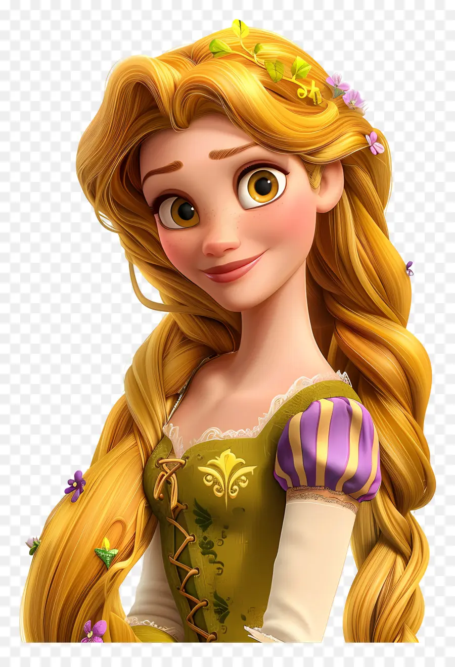 Princesa Rapunzel，Garota Loira PNG