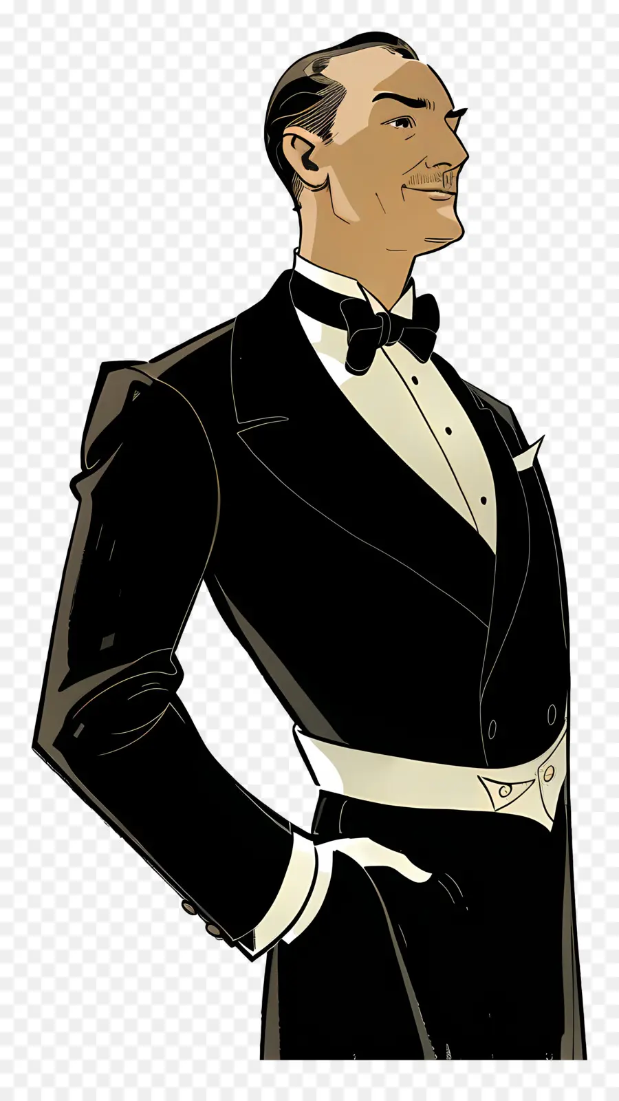 Homem De Smoking，Traje Formal PNG