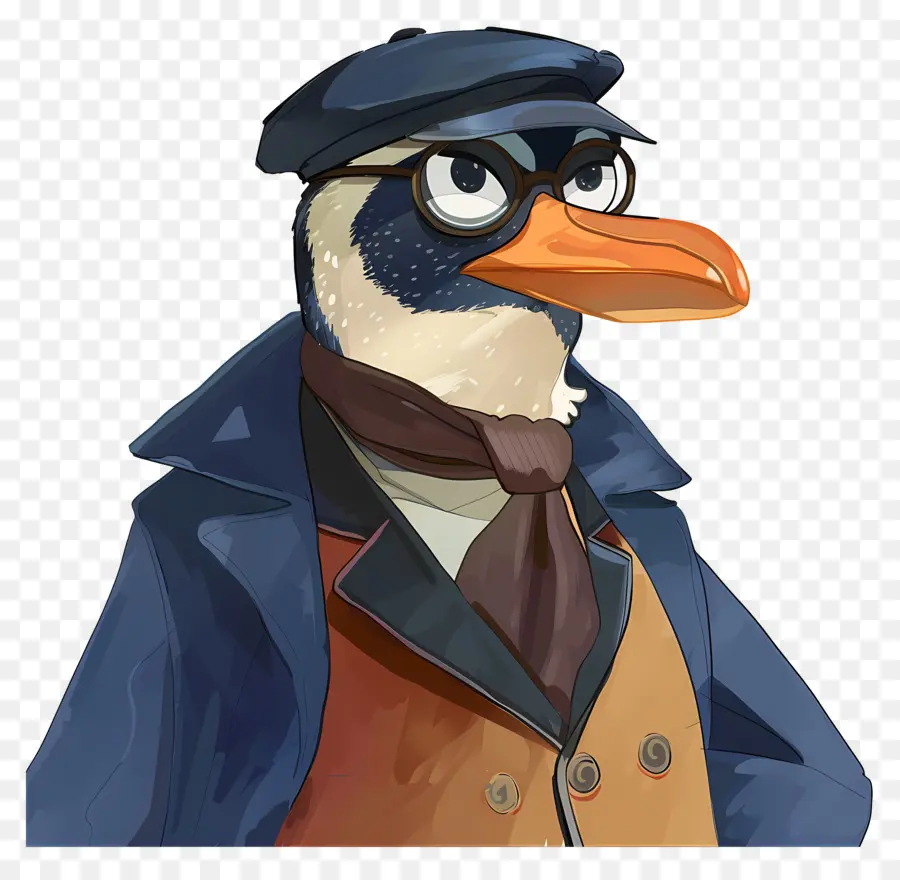 Pinguim，Pinguim De Casaco PNG