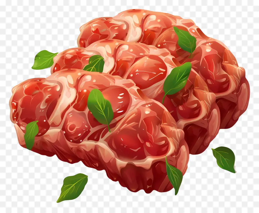 Carne De Desenho Animado，Carne Crua PNG