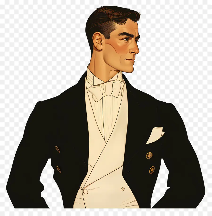 Homem De Smoking，Homem De Terno Formal PNG